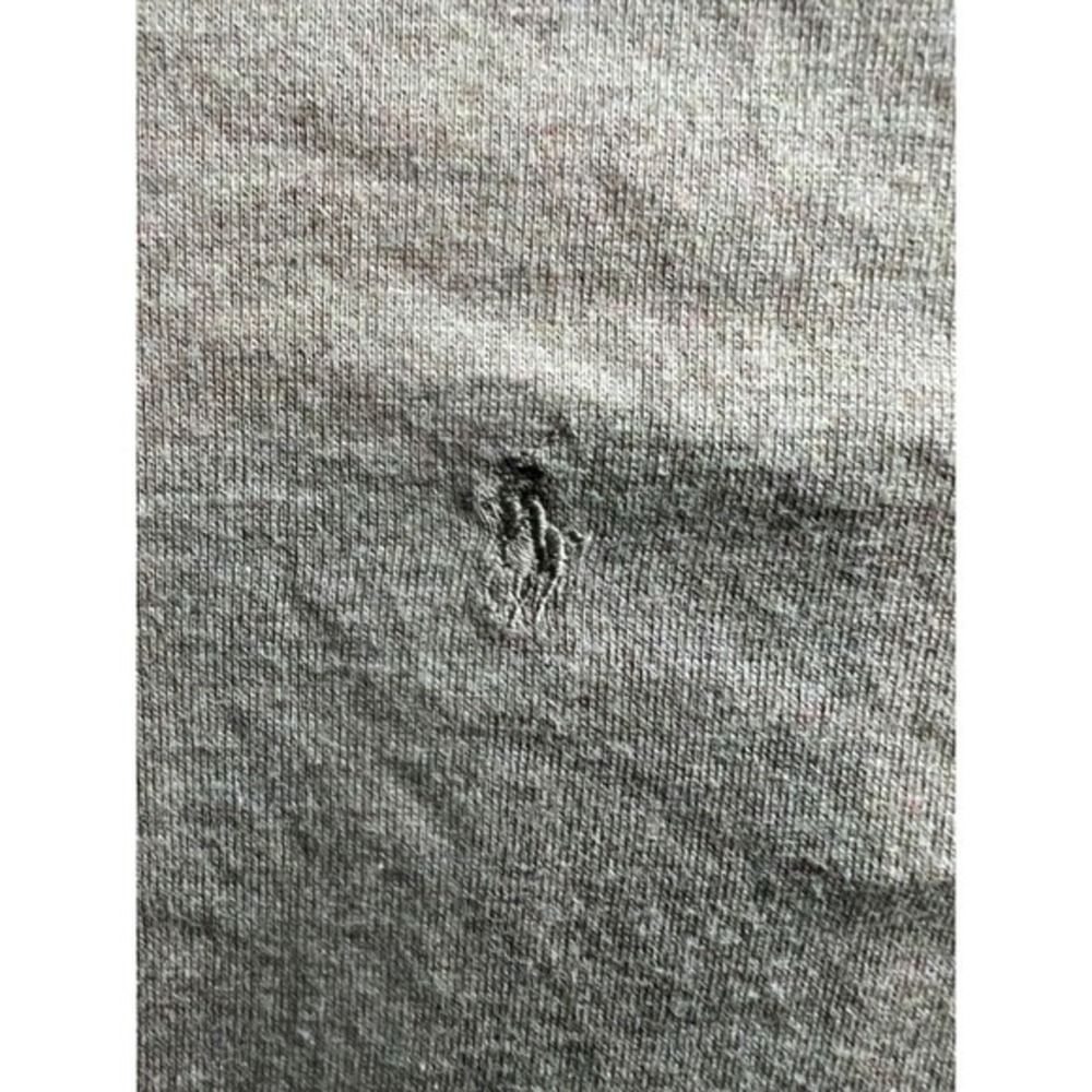 Polo Ralph Lauren Mens XXL Long Sleeve Polo Shirt Olive Green Cotton Pony Logo - Picture 4 of 8
